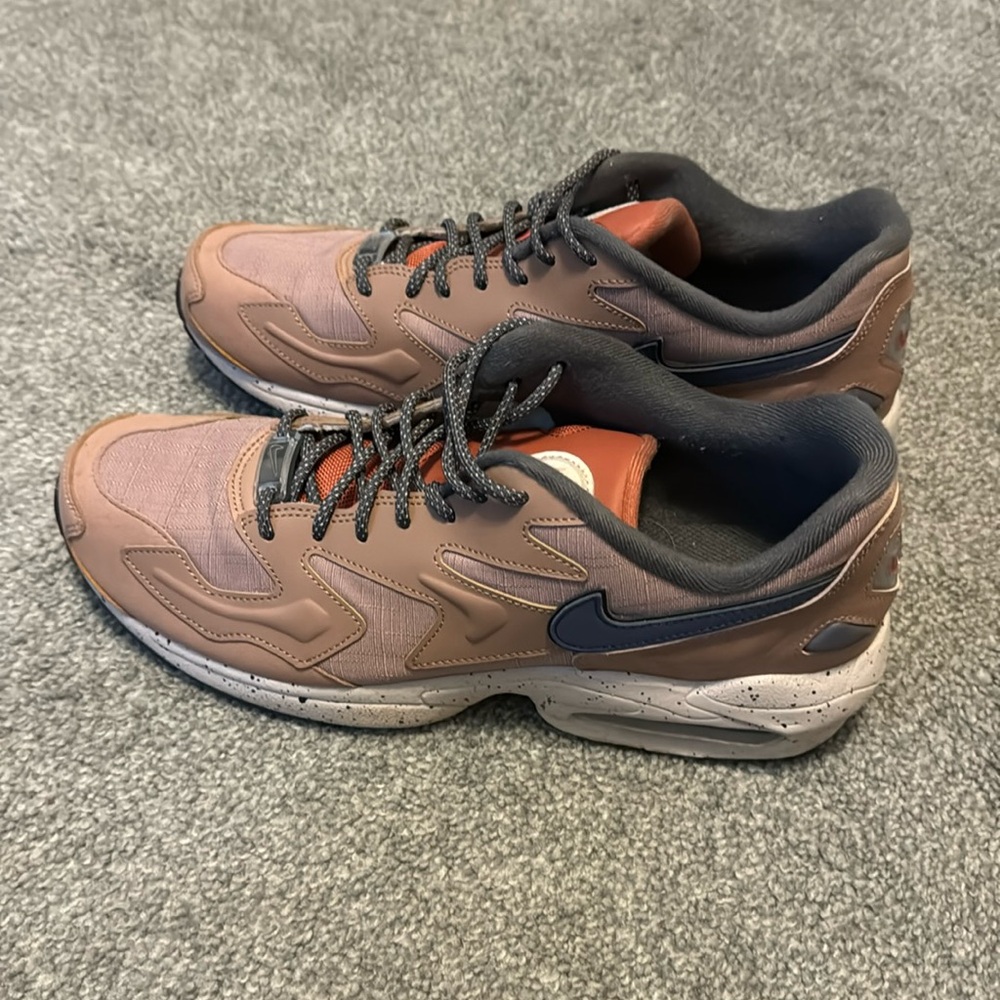 Nike Air Max2 Light - Salmon, Burnt Orange, Dark Purple - Men’s 10.5